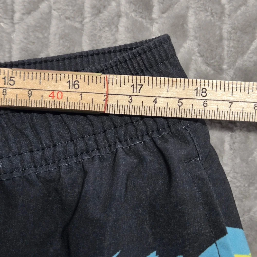 Chubbies Mens 2XL 7 Inch Swim Trunks Abstract Brushstroke Blue Yellow Black